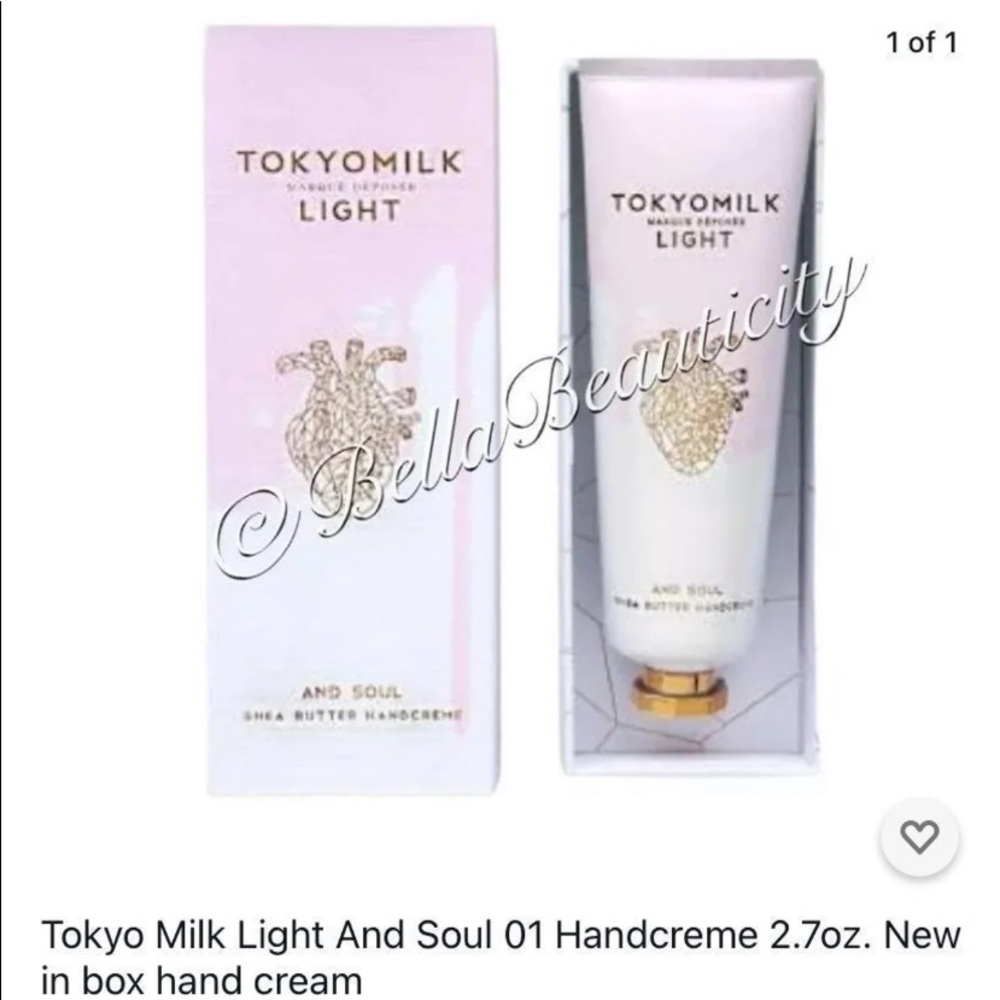 TokyoMilk Light and Soul No. 01 Hand Creme New